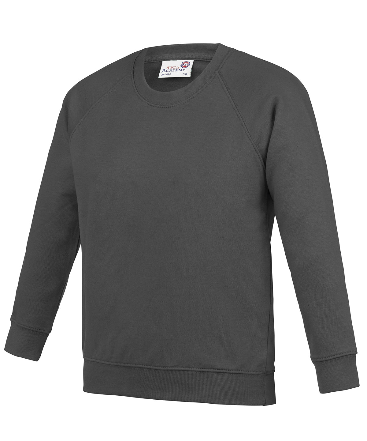 Kids Academy raglan sweatshirt - Academy Charcoal