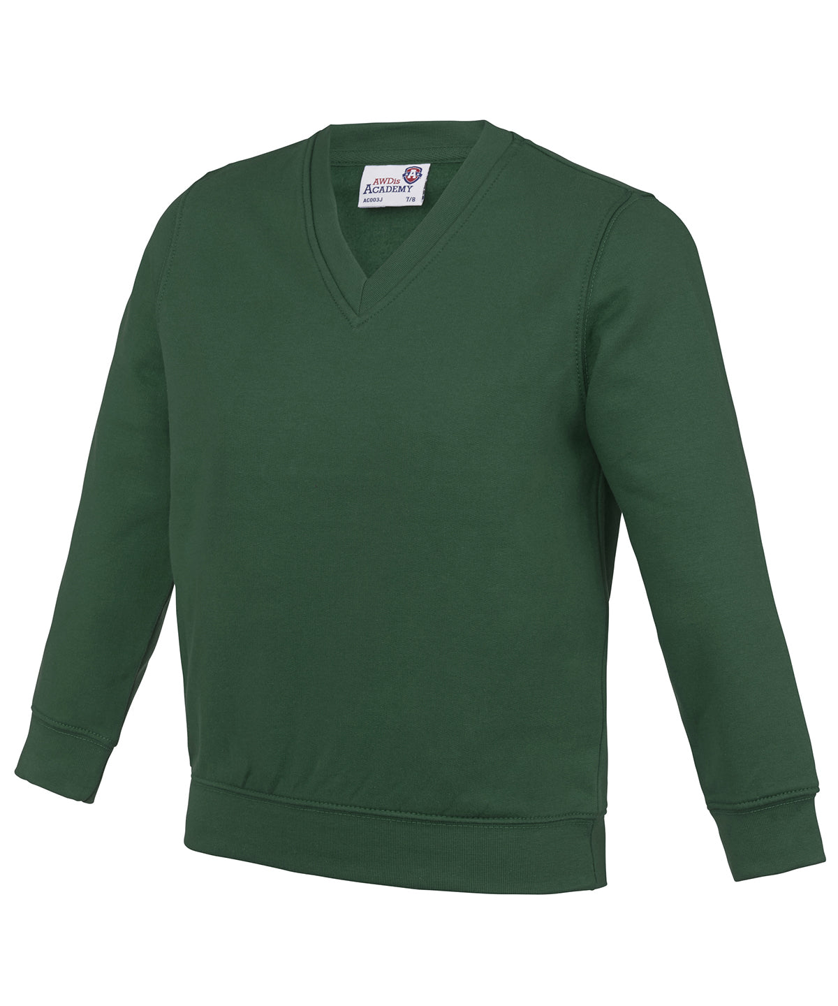 Kids Academy v-neck sweatshirt - Academy Green