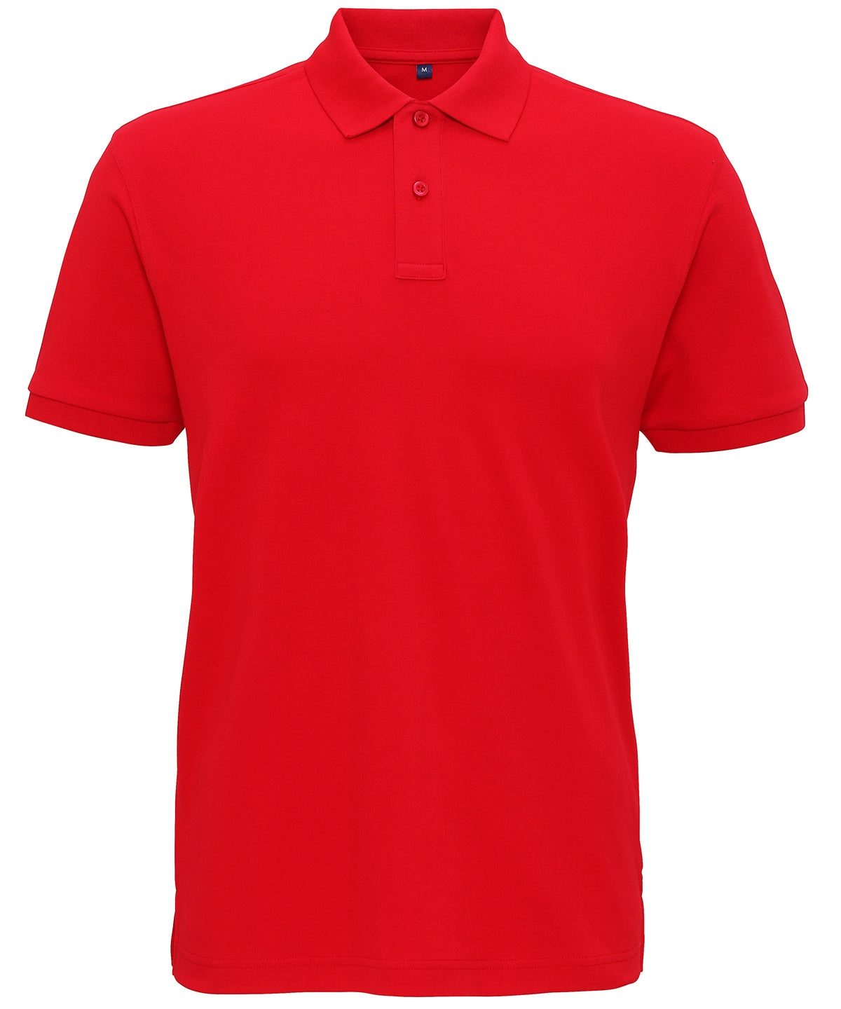 Men's super smooth knit polo - Cherry Red