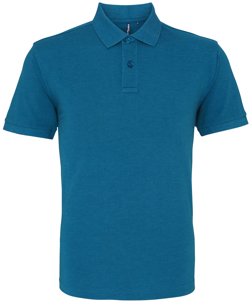 The Asquith & Fox polo - Teal Heather