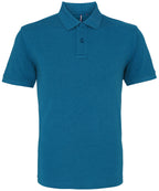 The Asquith & Fox polo - Teal Heather