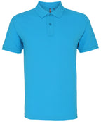 The Asquith & Fox polo - Turquoise