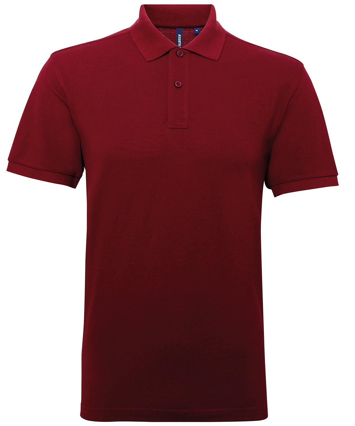 Men’s polycotton blend polo - Burgundy