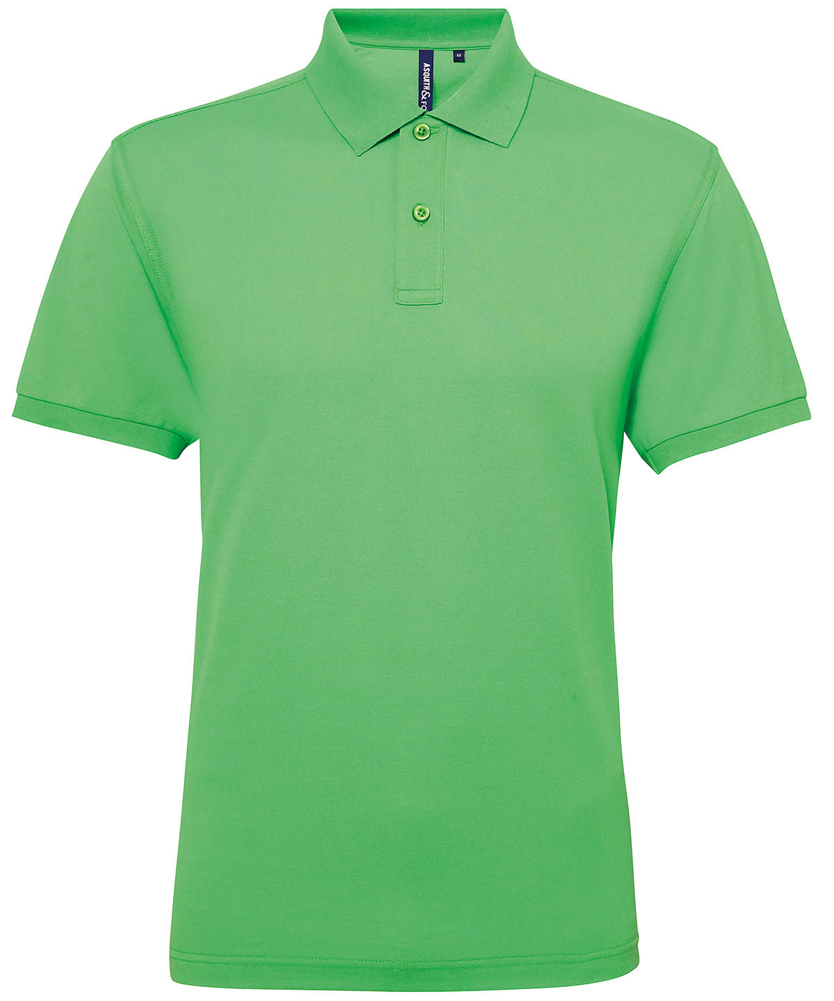 Men’s polycotton blend polo - Lime