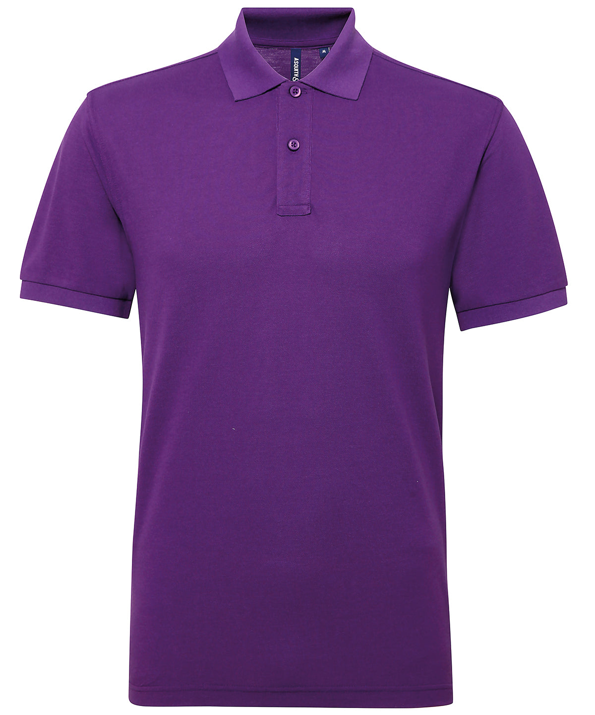 Men’s polycotton blend polo - Purple