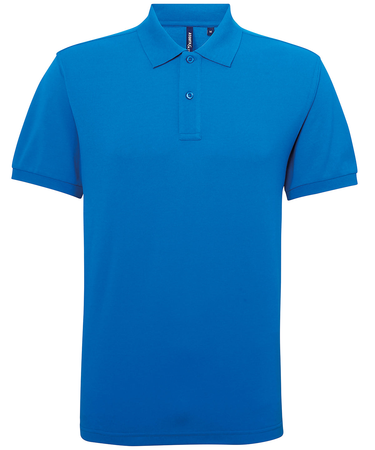 Men’s polycotton blend polo - Sapphire