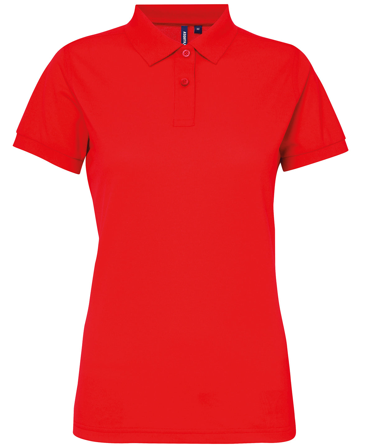 Women’s polycotton blend polo - Cherry Red