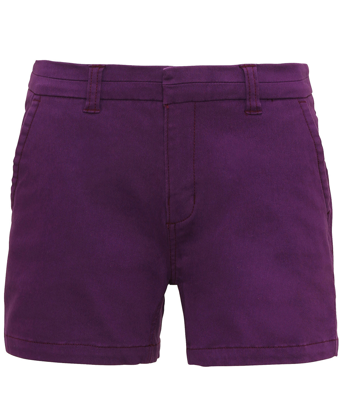Women's chino shorts - Purple