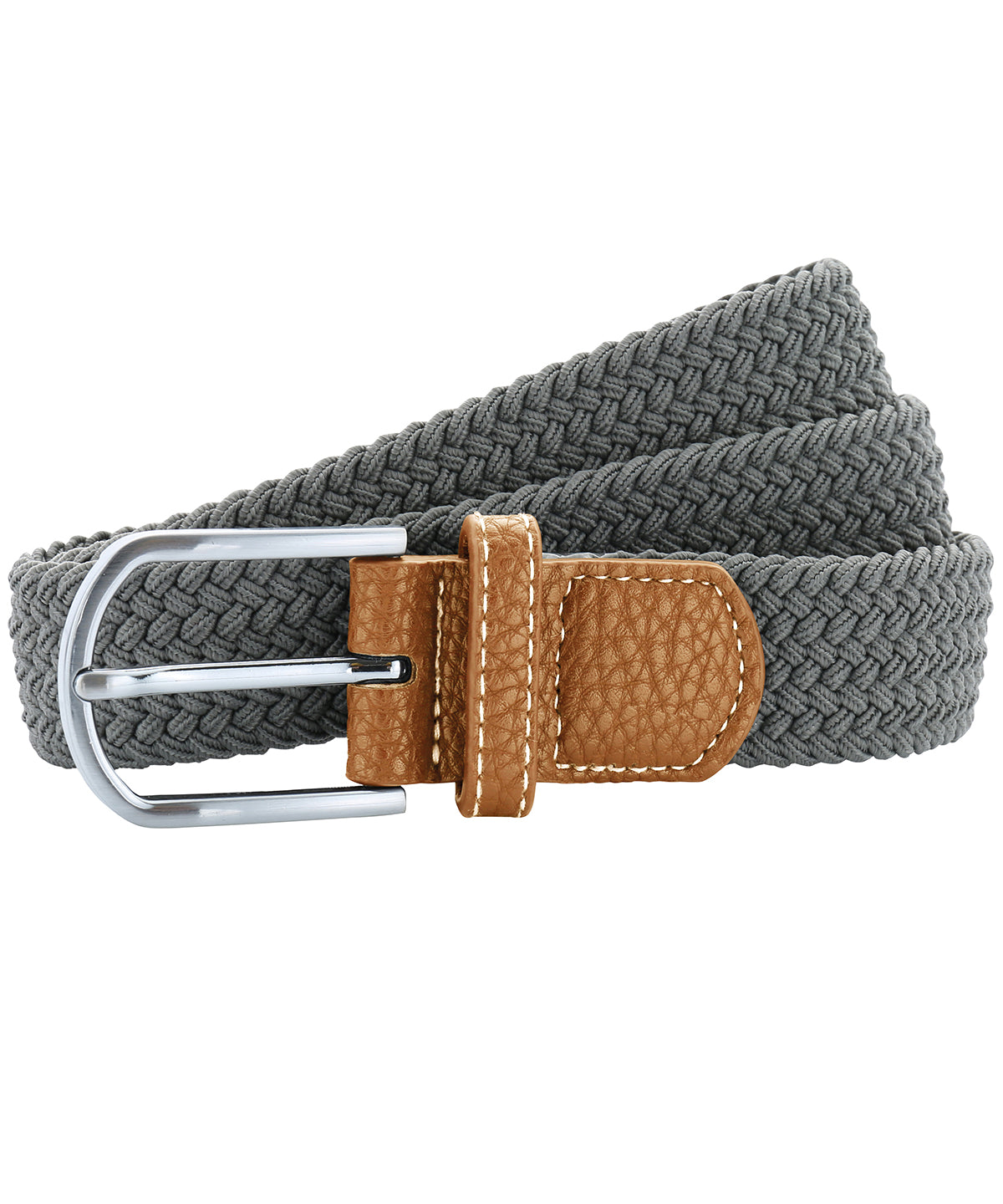 Braid stretch belt - Slate
