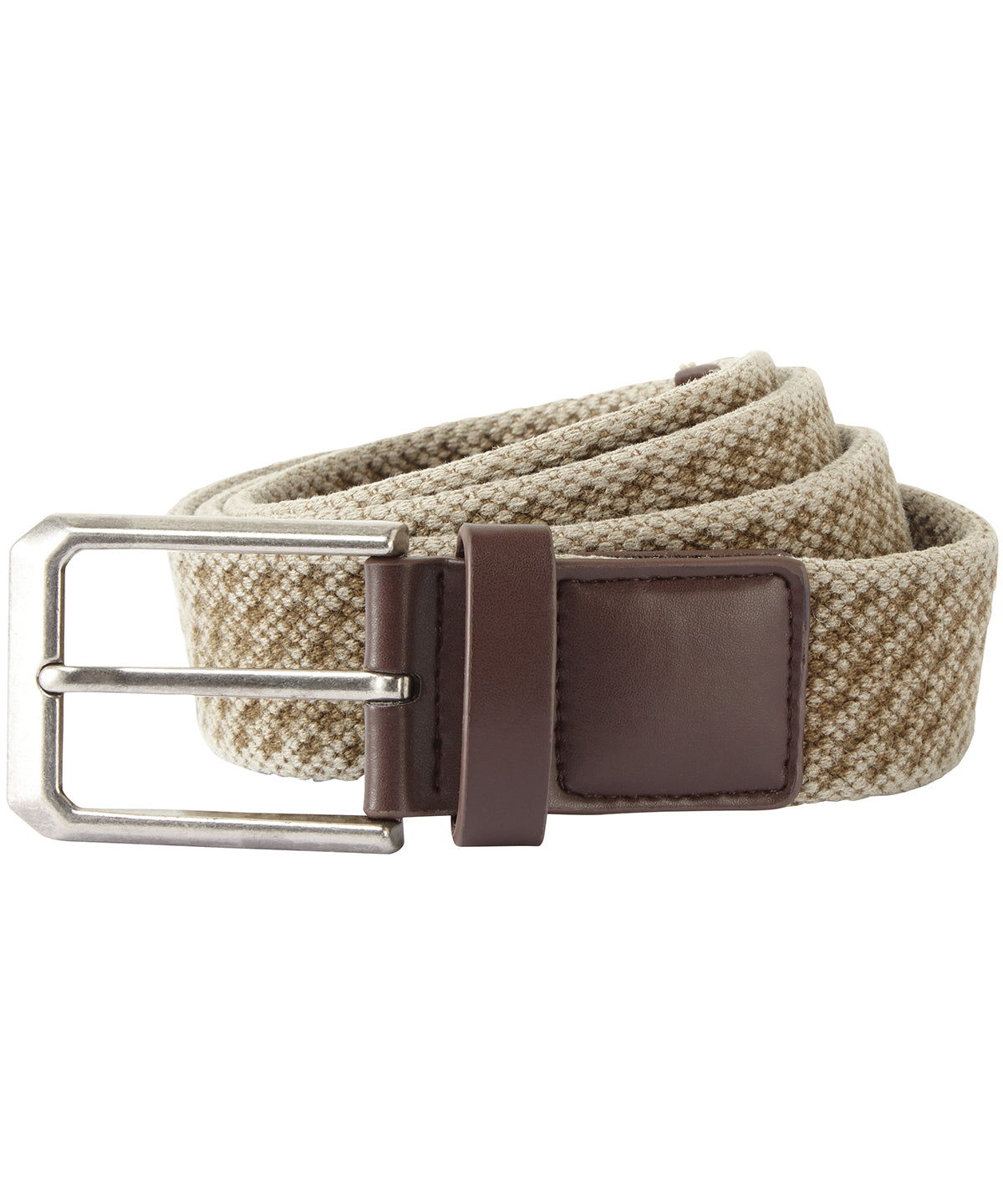 Men's vintage wash canvas belt - Khaki