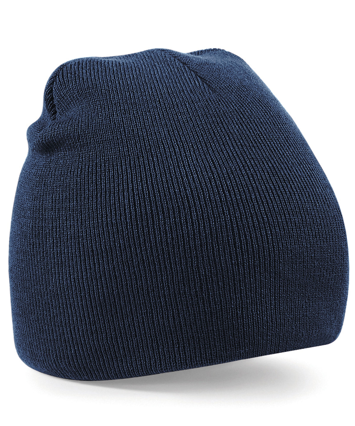 Two-tone pull-on beanie - French Navy