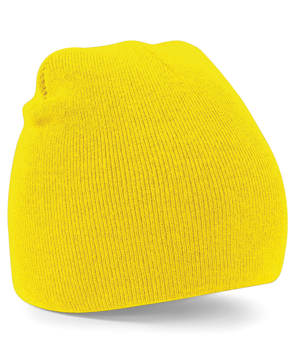 Two-tone pull-on beanie - Yellow