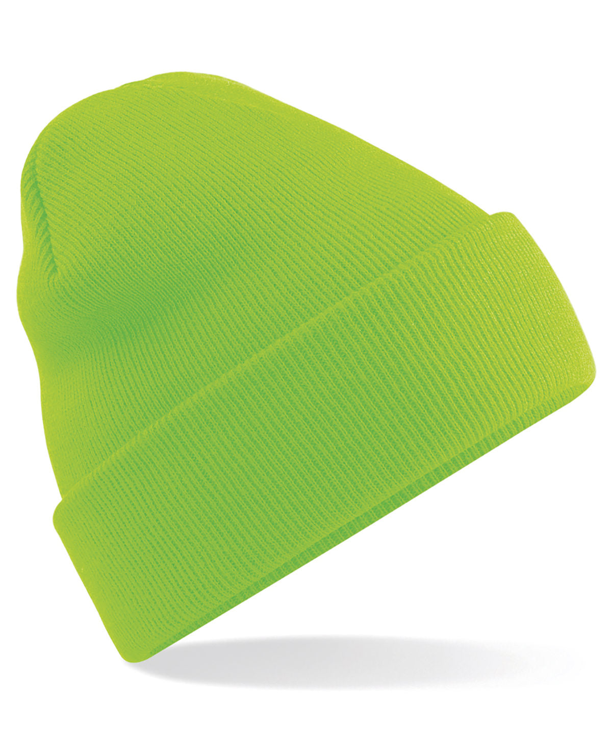 Original cuffed beanie - Fluorescent Green