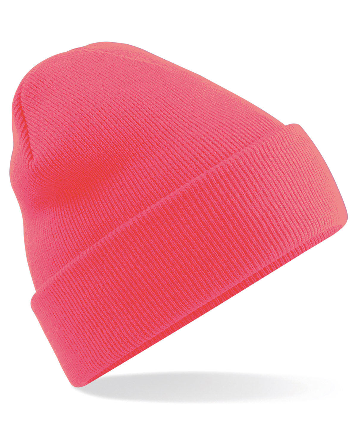 Original cuffed beanie - Fluorescent Pink