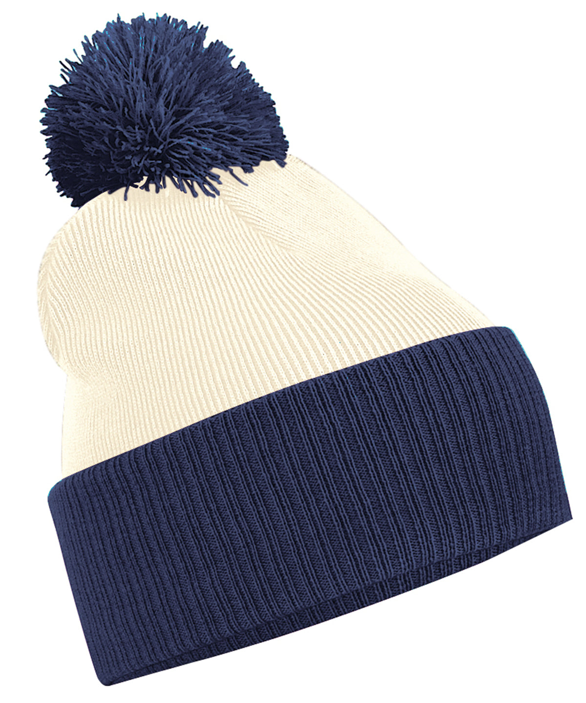 Snowstar® two-tone beanie - Off White/French Navy