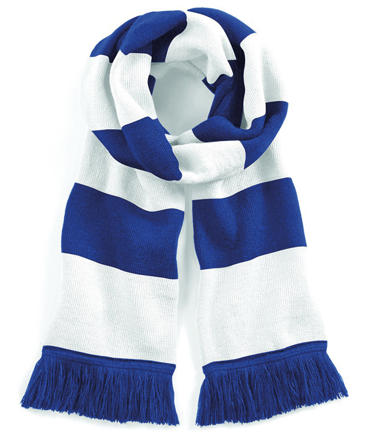 Stadium scarf - Bright Royal/White