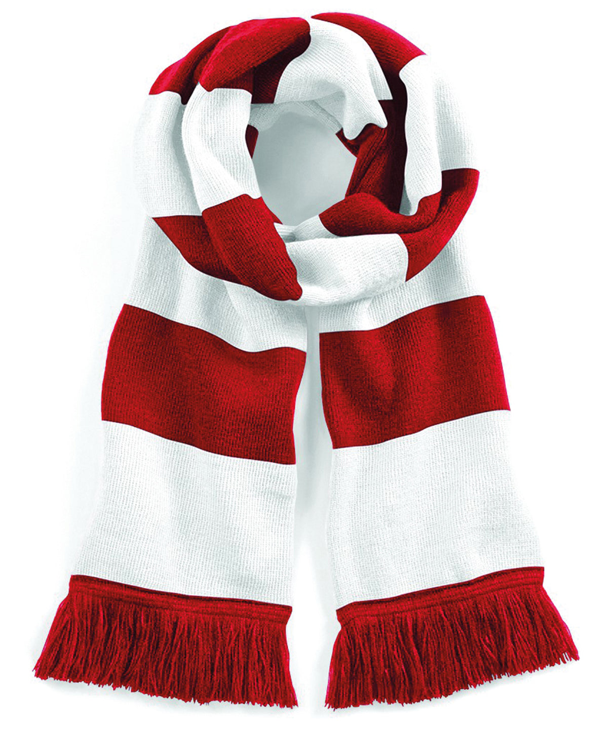 Stadium scarf - Classic Red/White