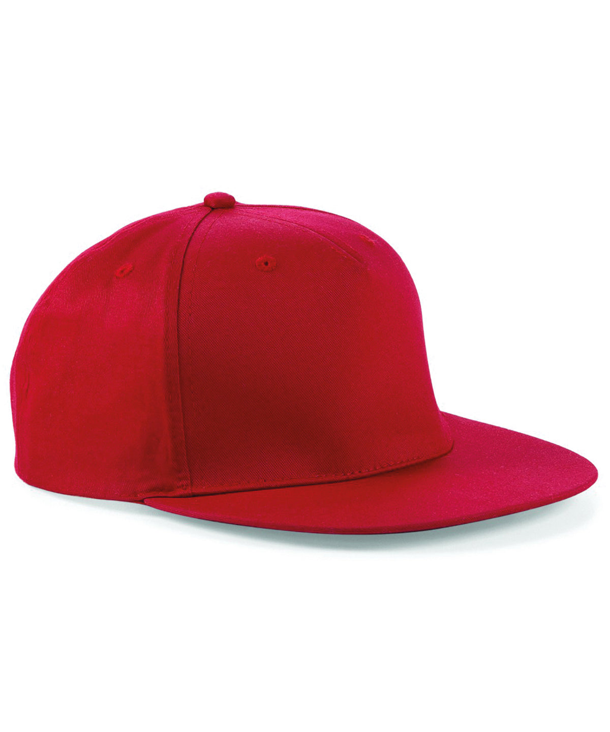 5-panel snapback rapper cap - Classic Red