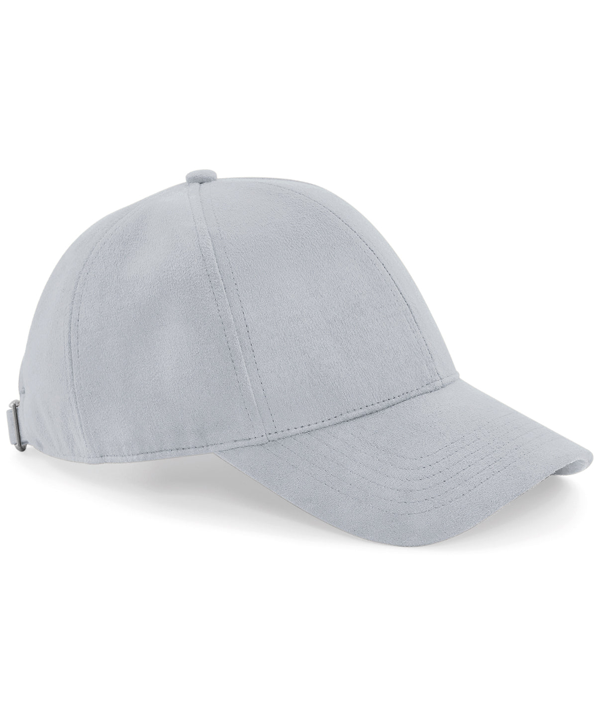 Faux suede 6-panel cap - Light Grey