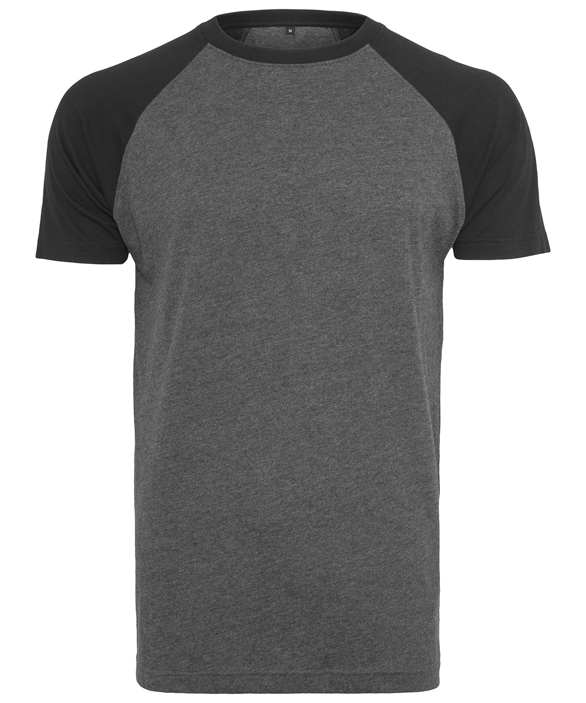 Raglan contrast tee - Charcoal/Black