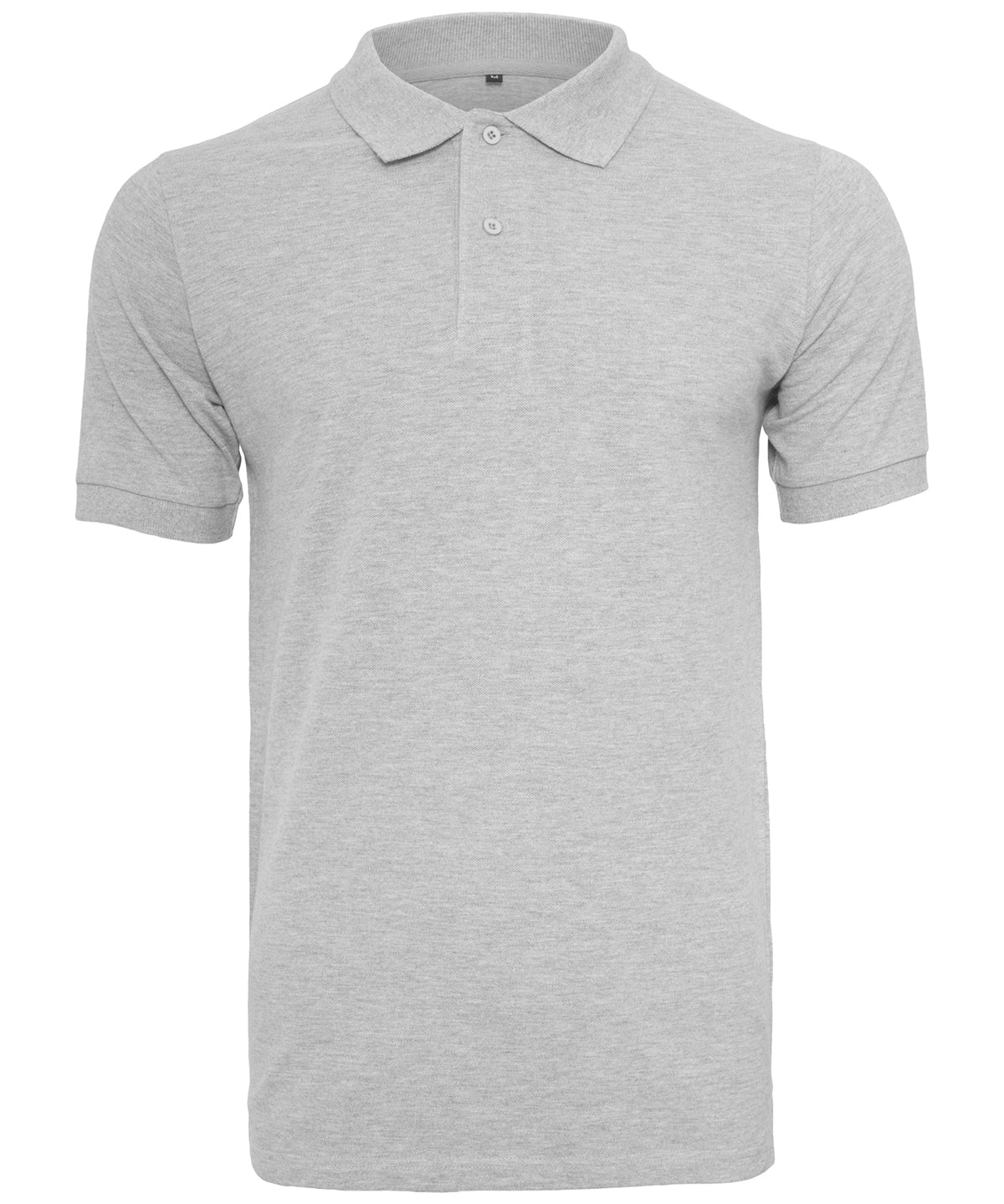 Piqué polo shirt - Heather Grey