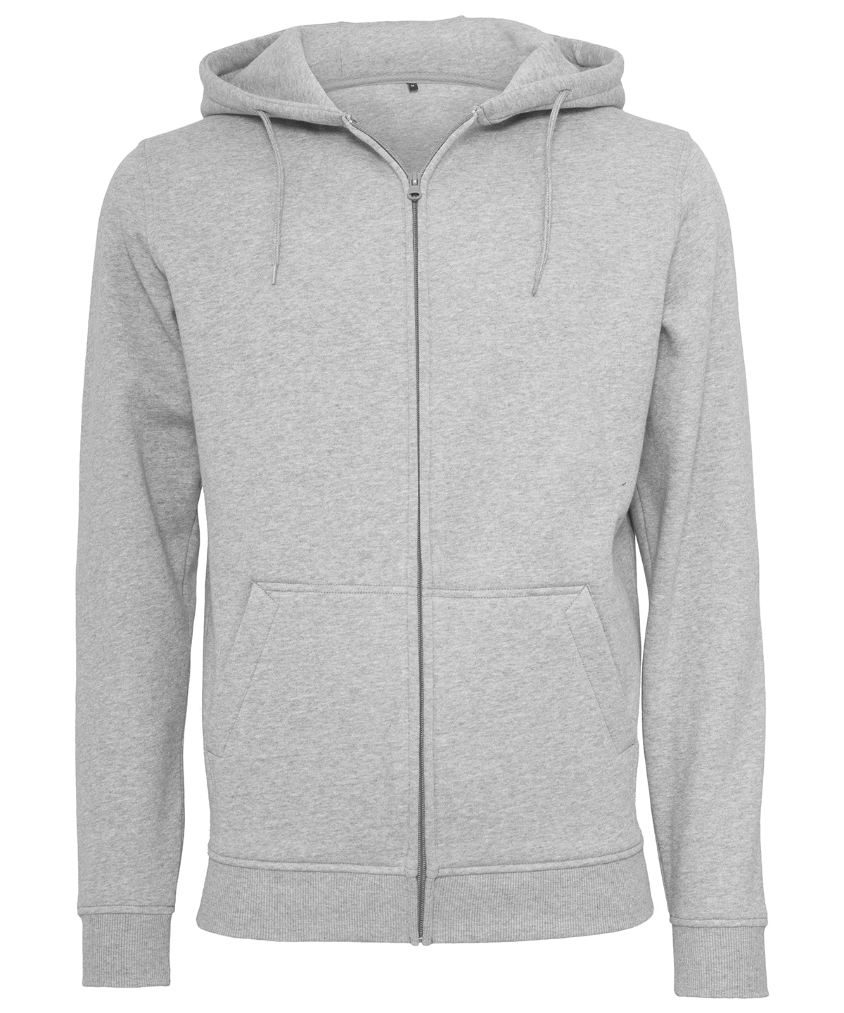 Heavy zip hoodie - Heather Grey