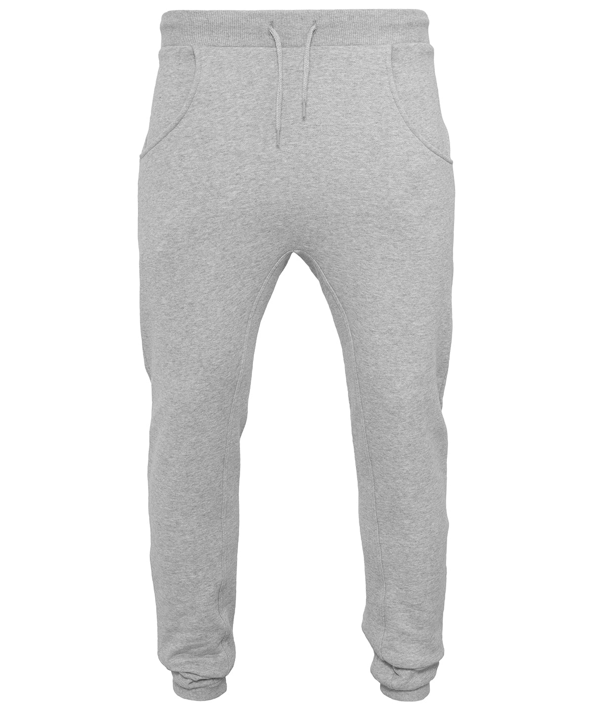 Heavy deep-crotch sweatpants - Heather Grey
