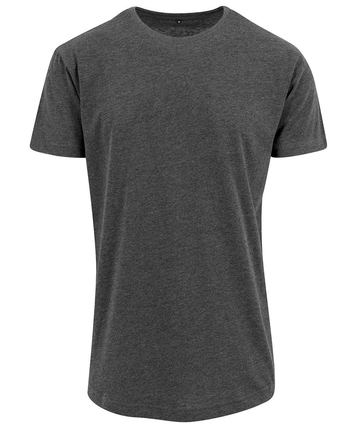 Shaped long tee - Charcoal