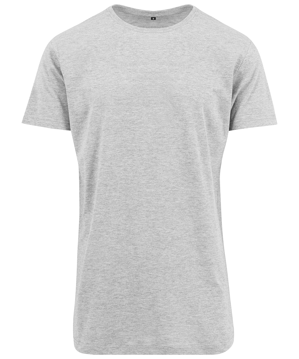 Shaped long tee - Heather Grey