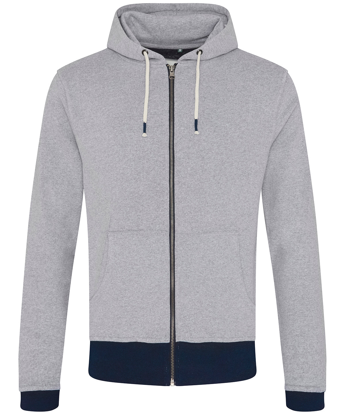 Okavango regen zoodie - Heather Grey/Navy
