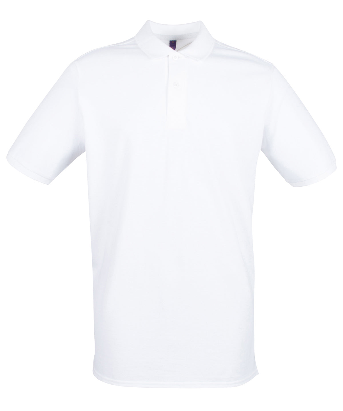 Micro-fine piqué polo shirt - White