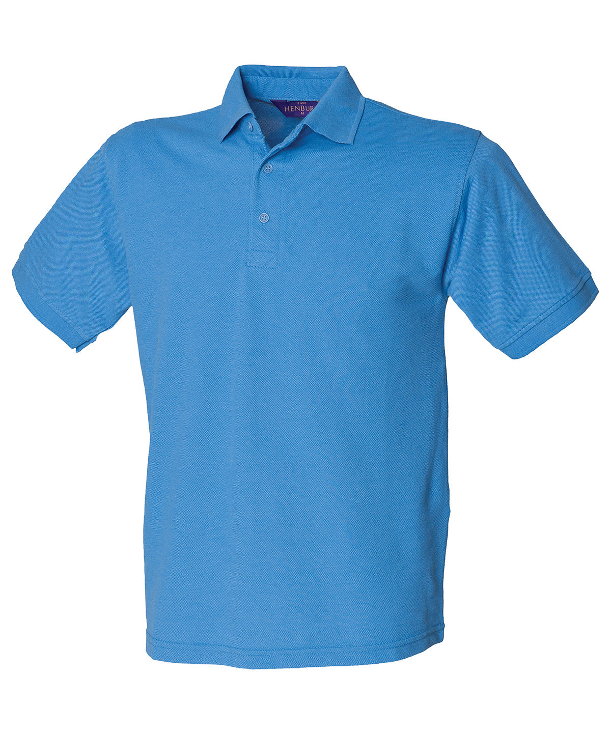 65/35 Classic piqué polo shirt - Mid Blue