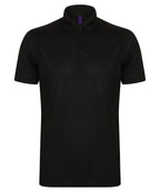 Stretch polo shirt with wicking finish (slim fit)
