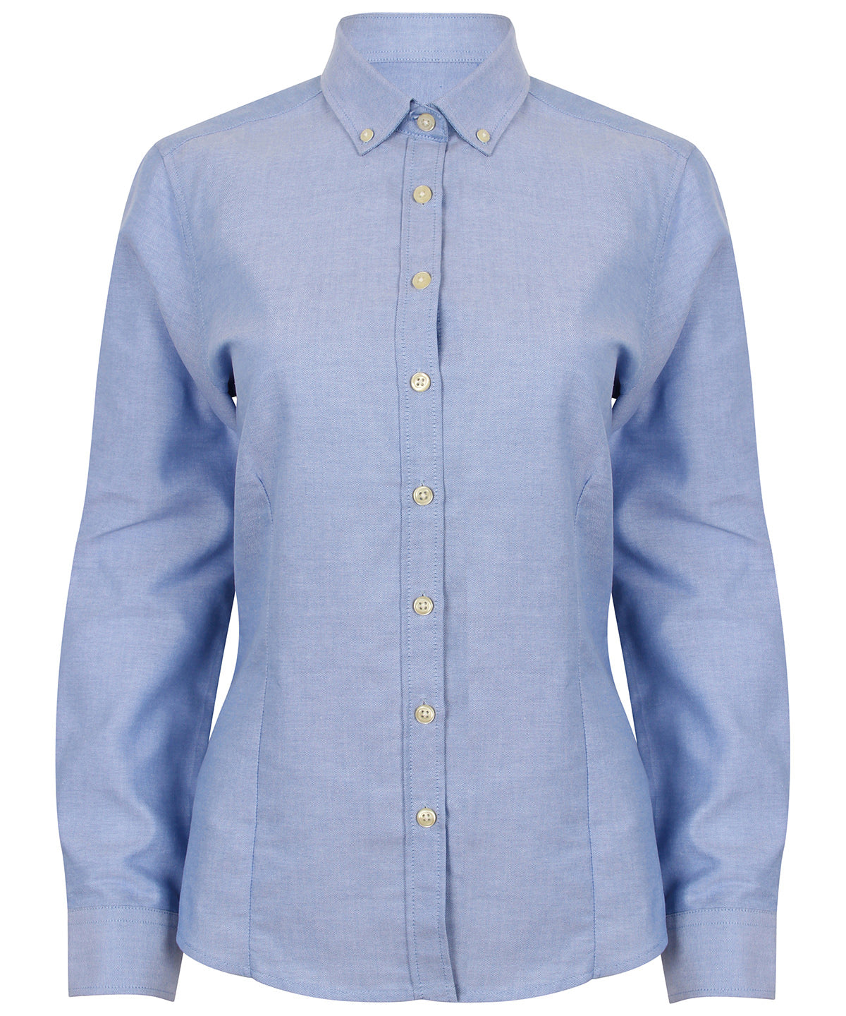 Women's modern long sleeve Oxford shirt - Blue