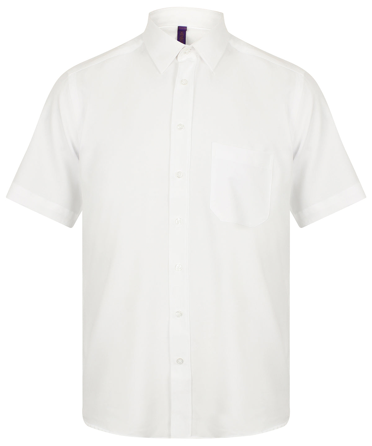 Wicking antibacterial short sleeve shirt - White