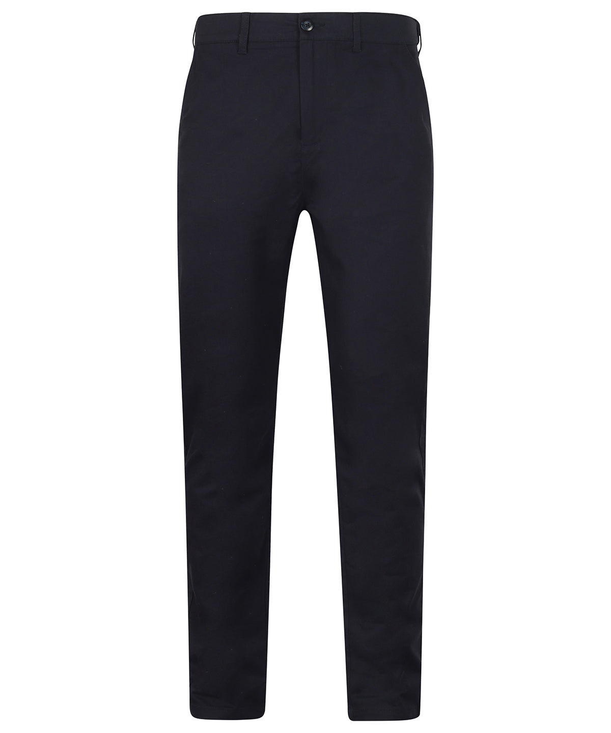 Stretch chinos with flex waistband  - Navy