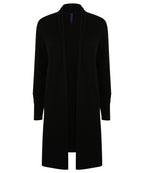 Women's longline open cardigan