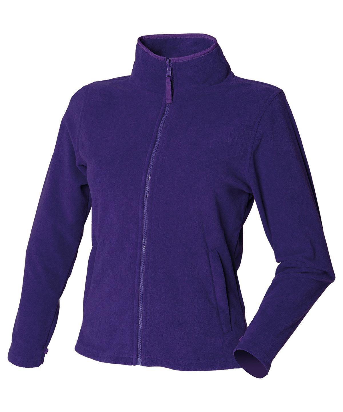 Women's microfleece jacket - Purple