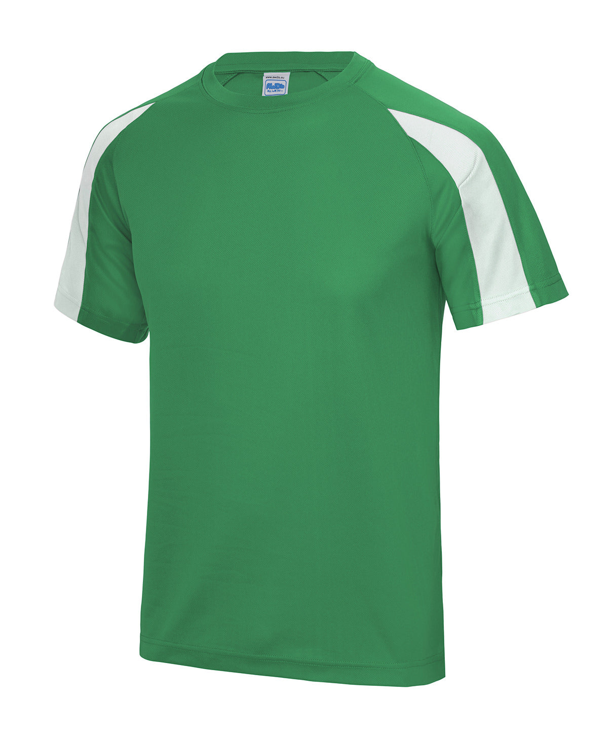 Contrast cool T - Kelly Green/Arctic White