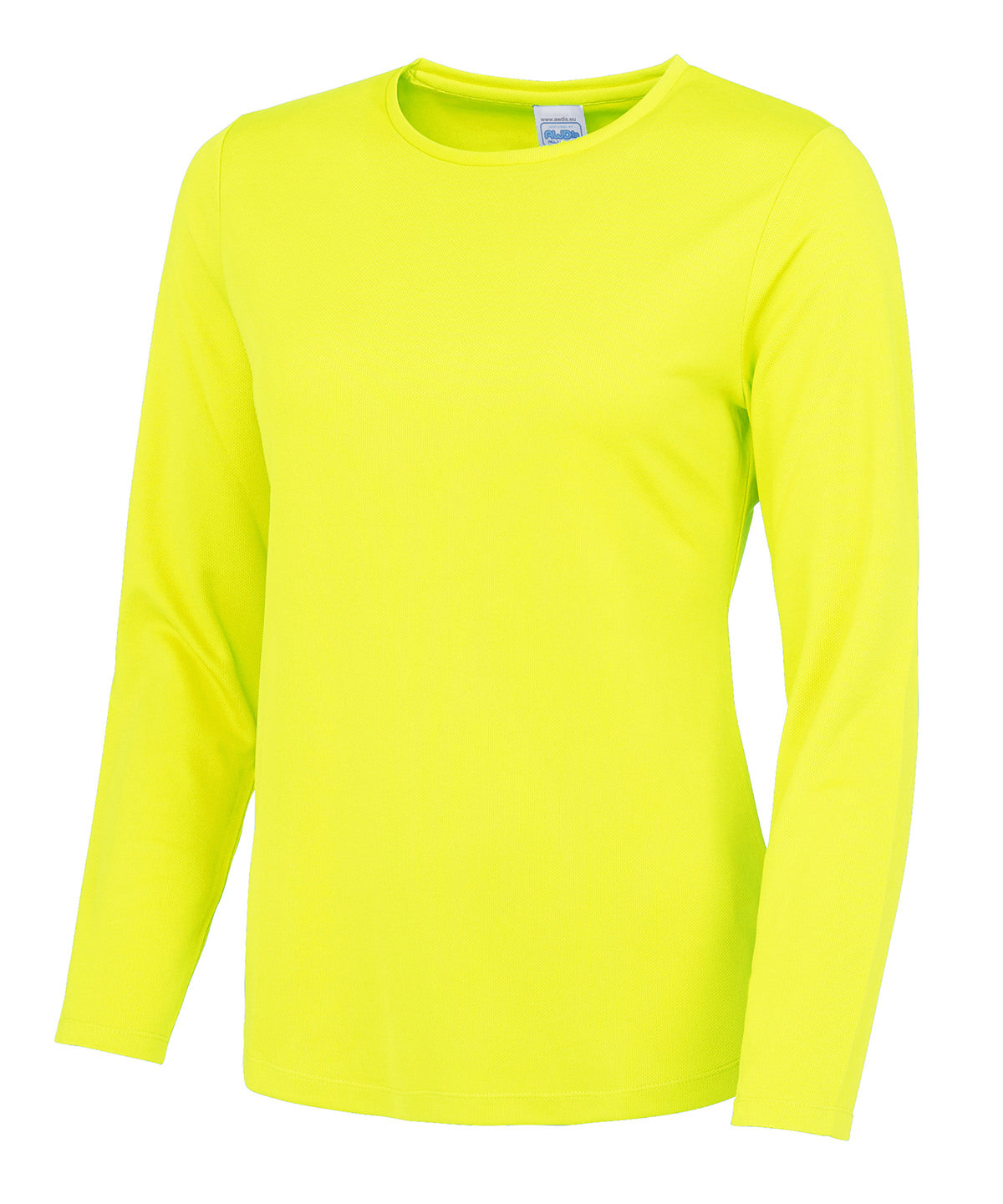 Women's long sleeve cool T - Electric Yellow