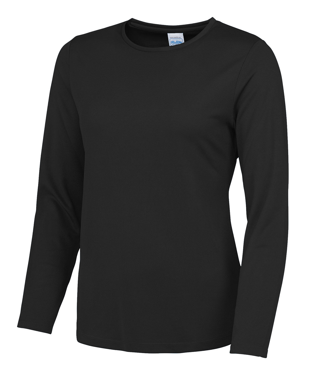 Women's long sleeve cool T - Jet Black