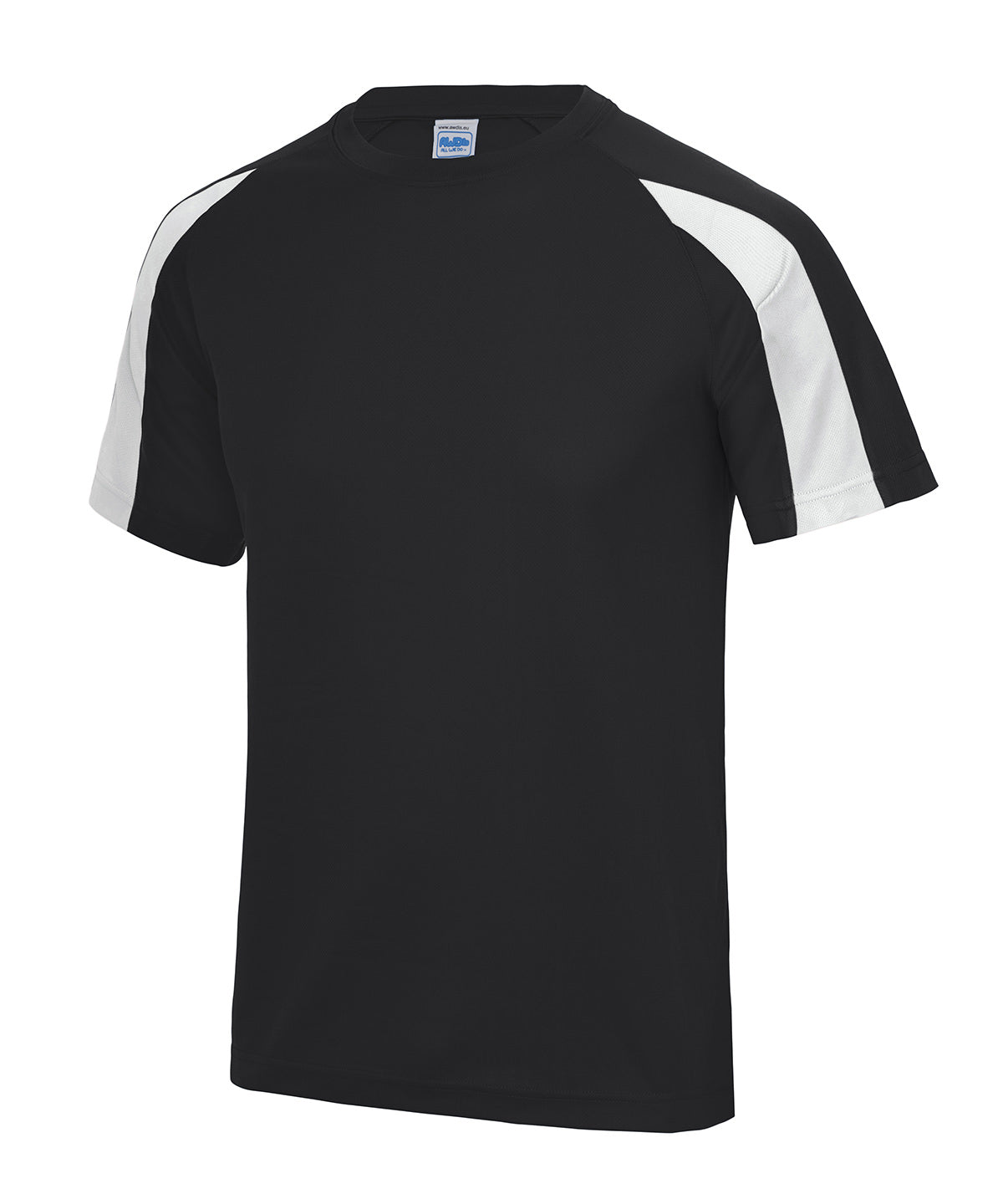 Kids contrast cool T - Jet Black/Arctic White