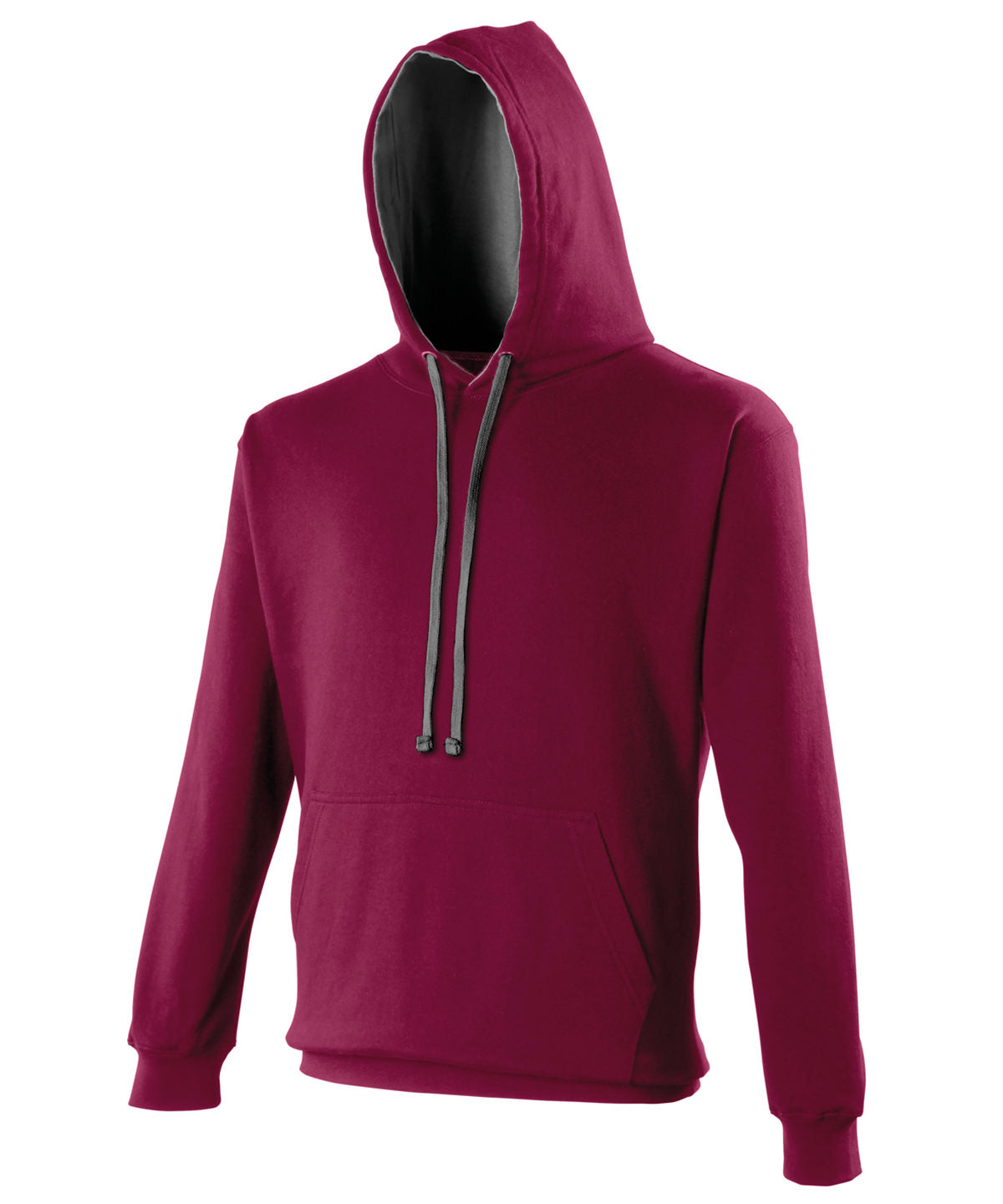 Varsity hoodie - Burgundy/Charcoal*†