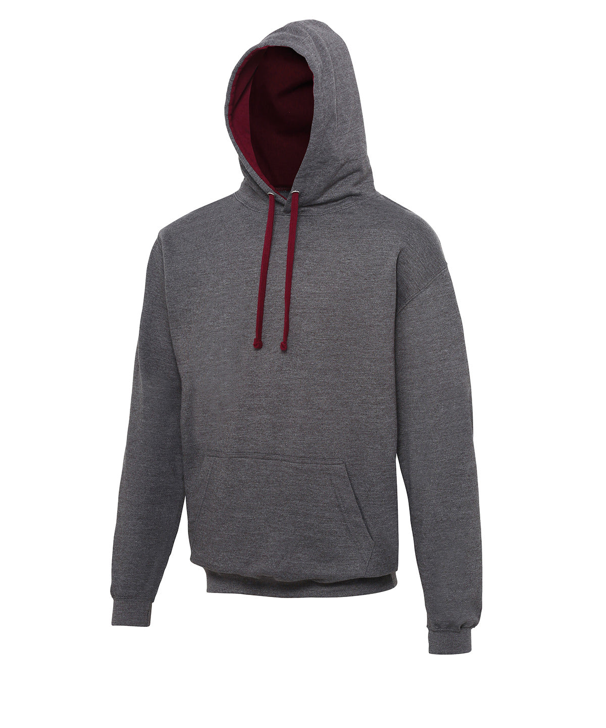Varsity hoodie - Charcoal/Burgundy