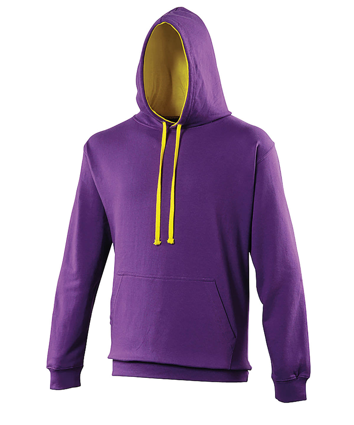 Varsity hoodie - Purple/Sun Yellow