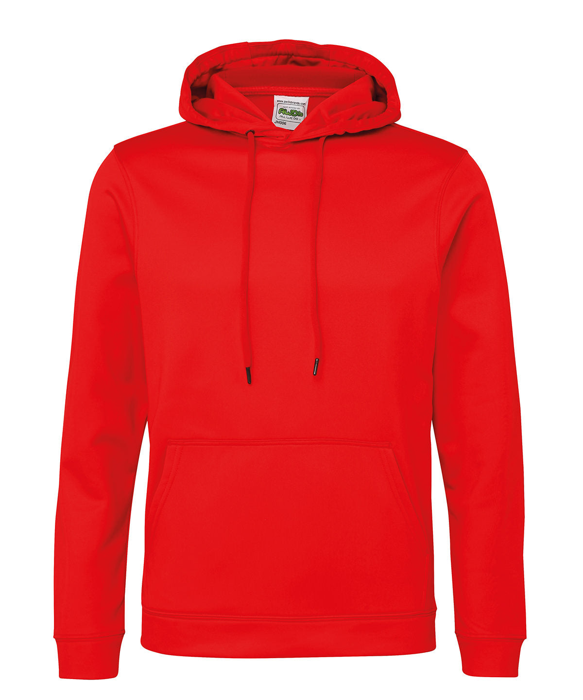 Sports polyester hoodie - Fire Red