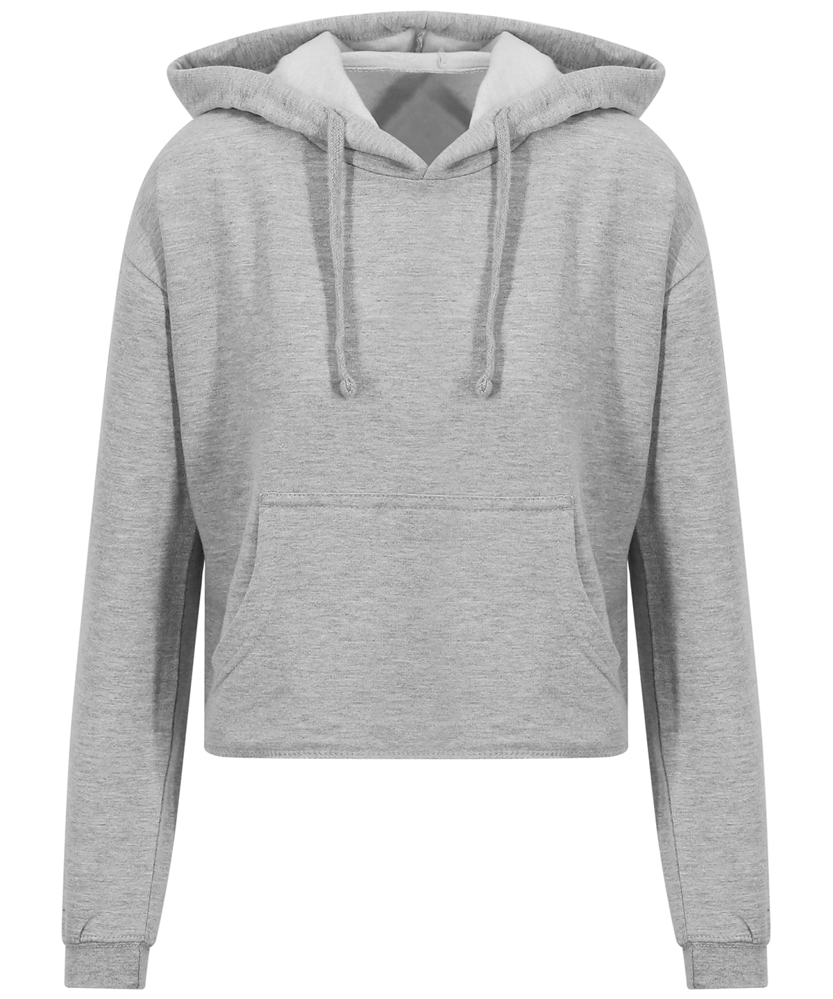Women's cropped hoodie - Heather Grey