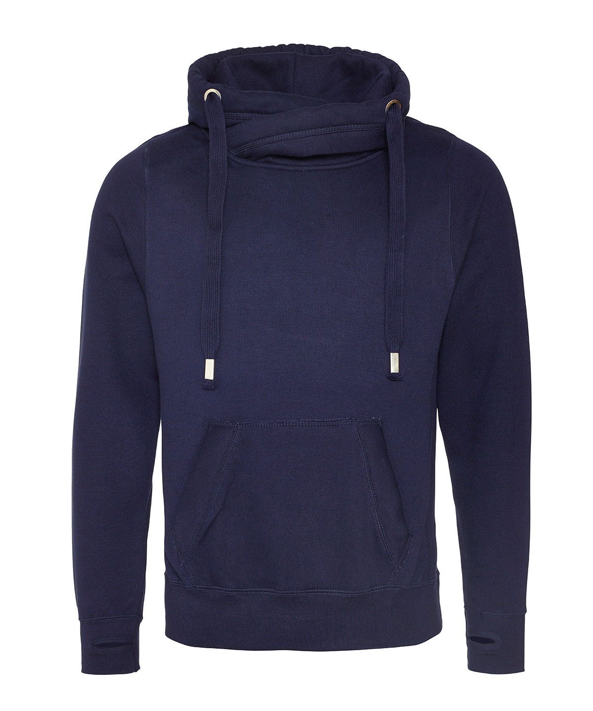 Cross neck hoodie - Oxford Navy