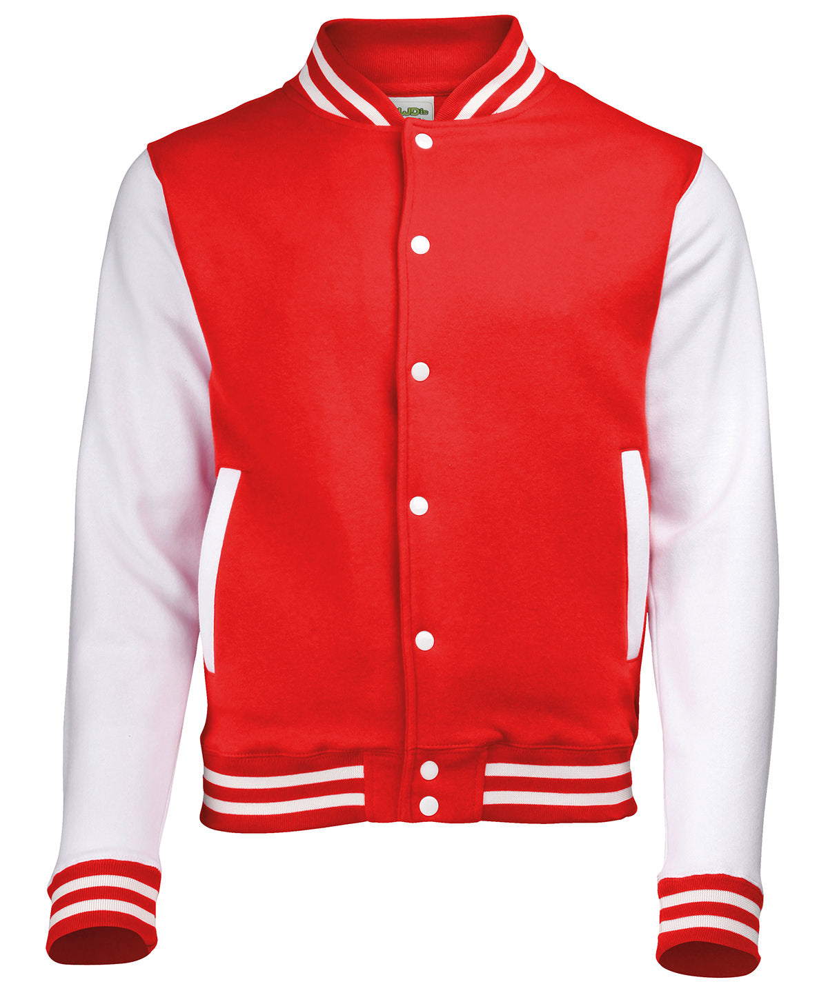 Varsity jacket - Fire Red/White
