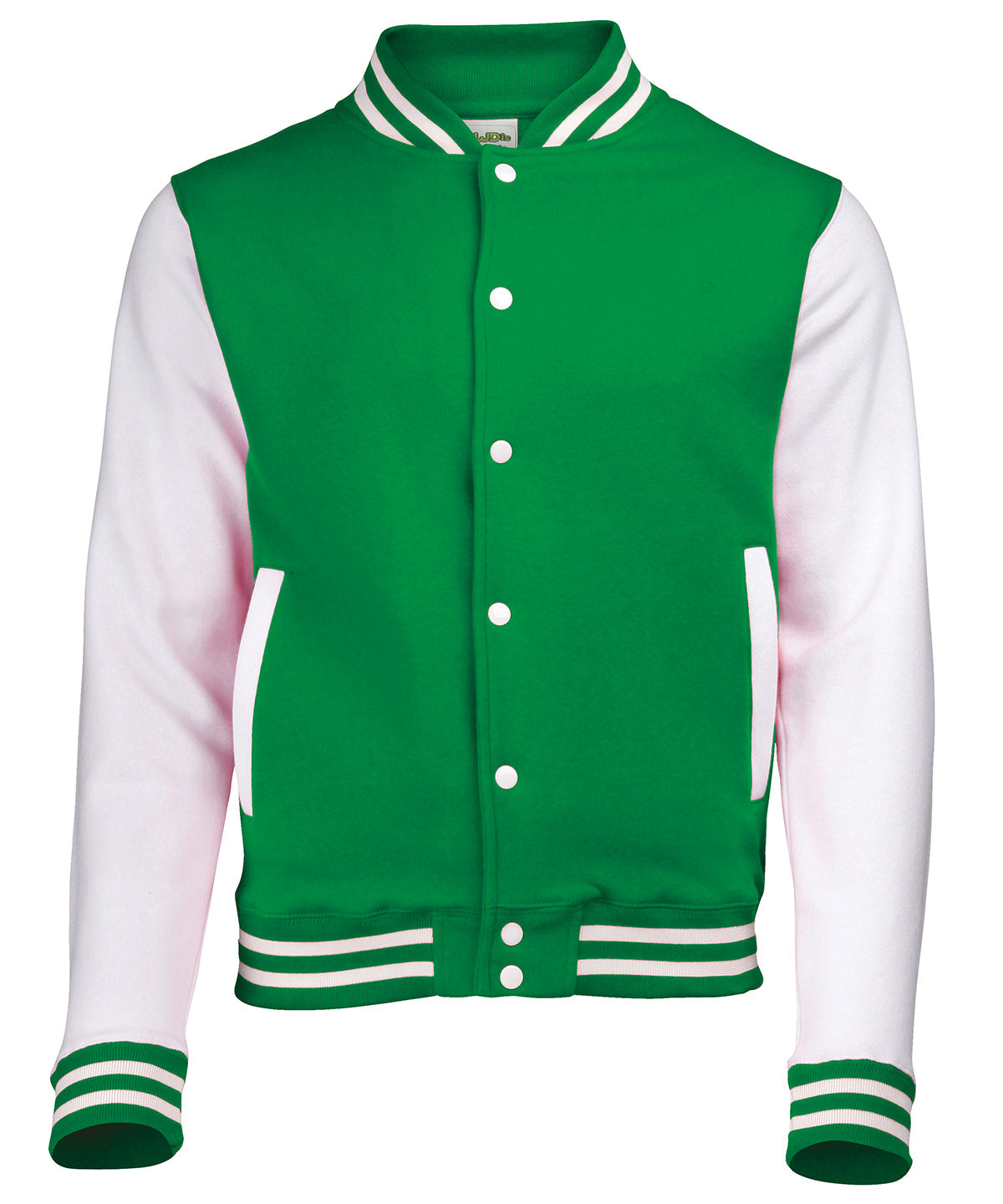 Varsity jacket - Kelly Green/White